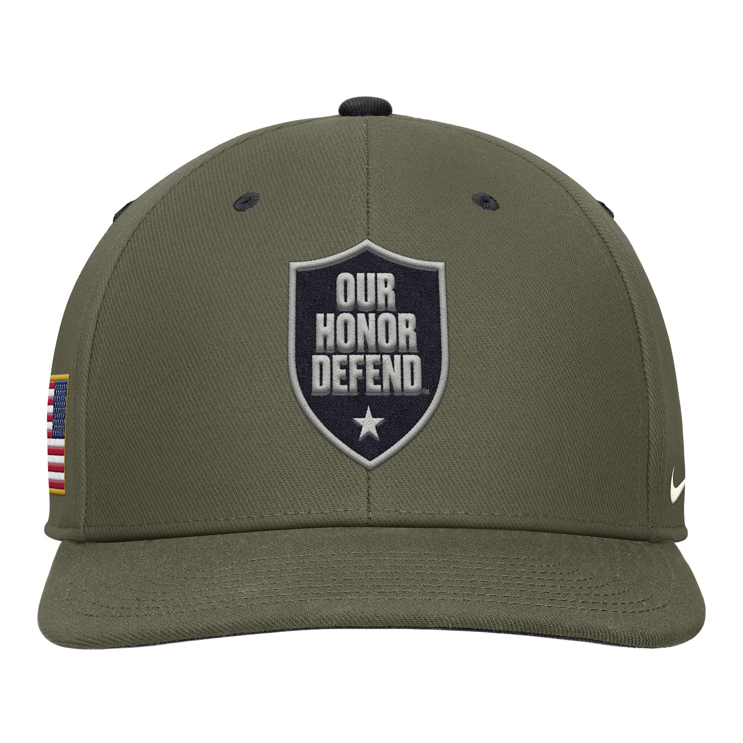 Ohio State Buckeyes Nike Our Honor Defend Pro Snapback In Green - Front View