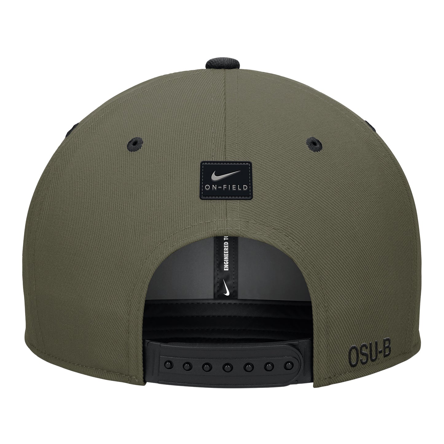 Ohio State Buckeyes Nike Our Honor Defend Pro Snapback In Green - Back View