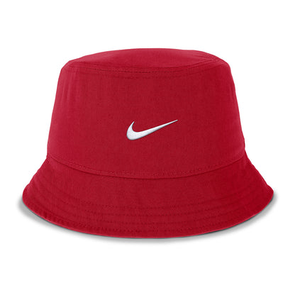 Ohio State Buckeyes Nike Apex Gameday  Scarlet Bucket Hat In Red - Back View