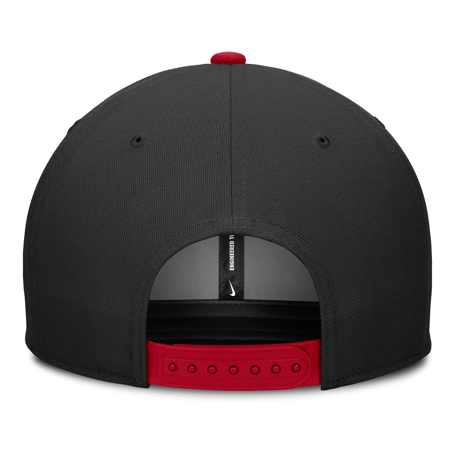 Ohio State Buckeyes Nike Pro Legacy Snapback Hat In Black - Back View