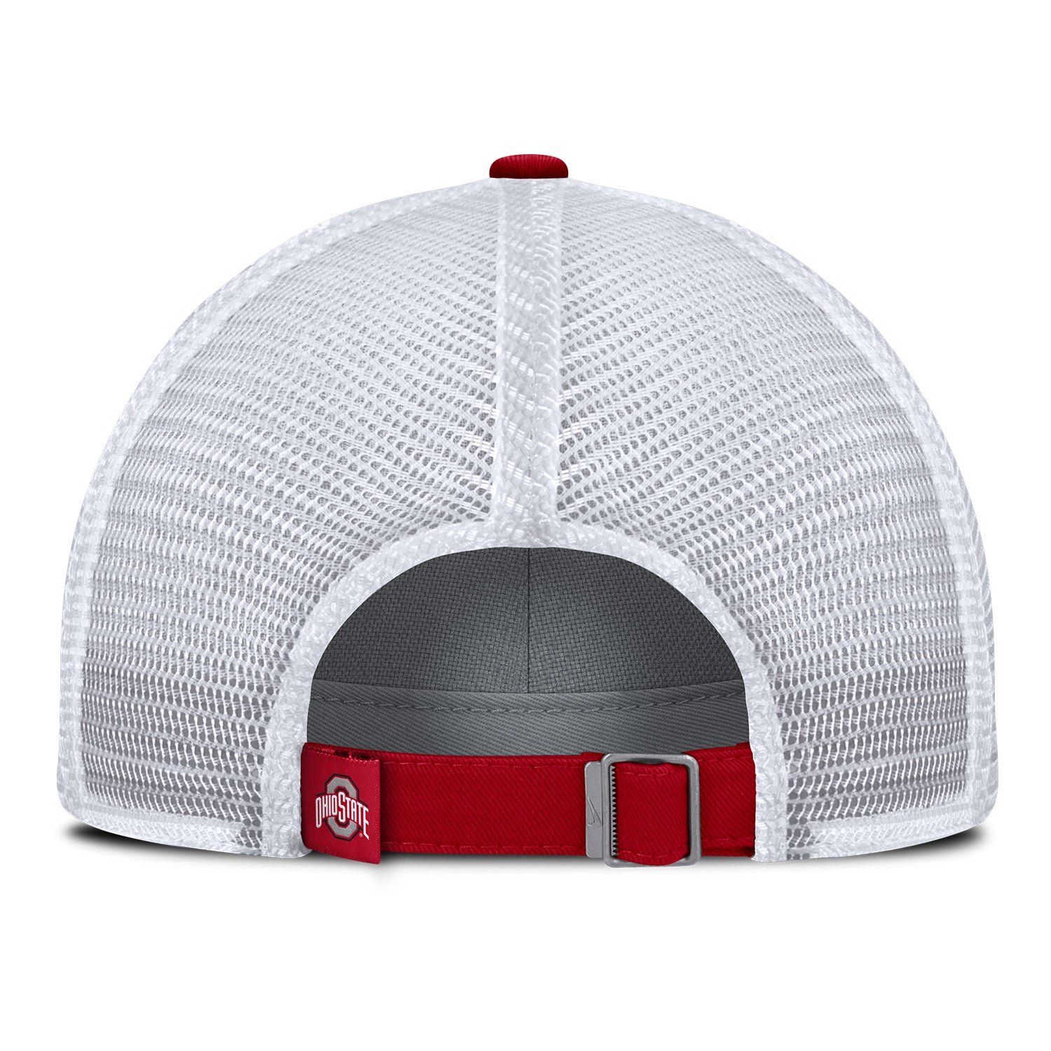 Ohio State Buckeyes Nike Club Academic Primary Logo Scarlet Hat In Red - Back View