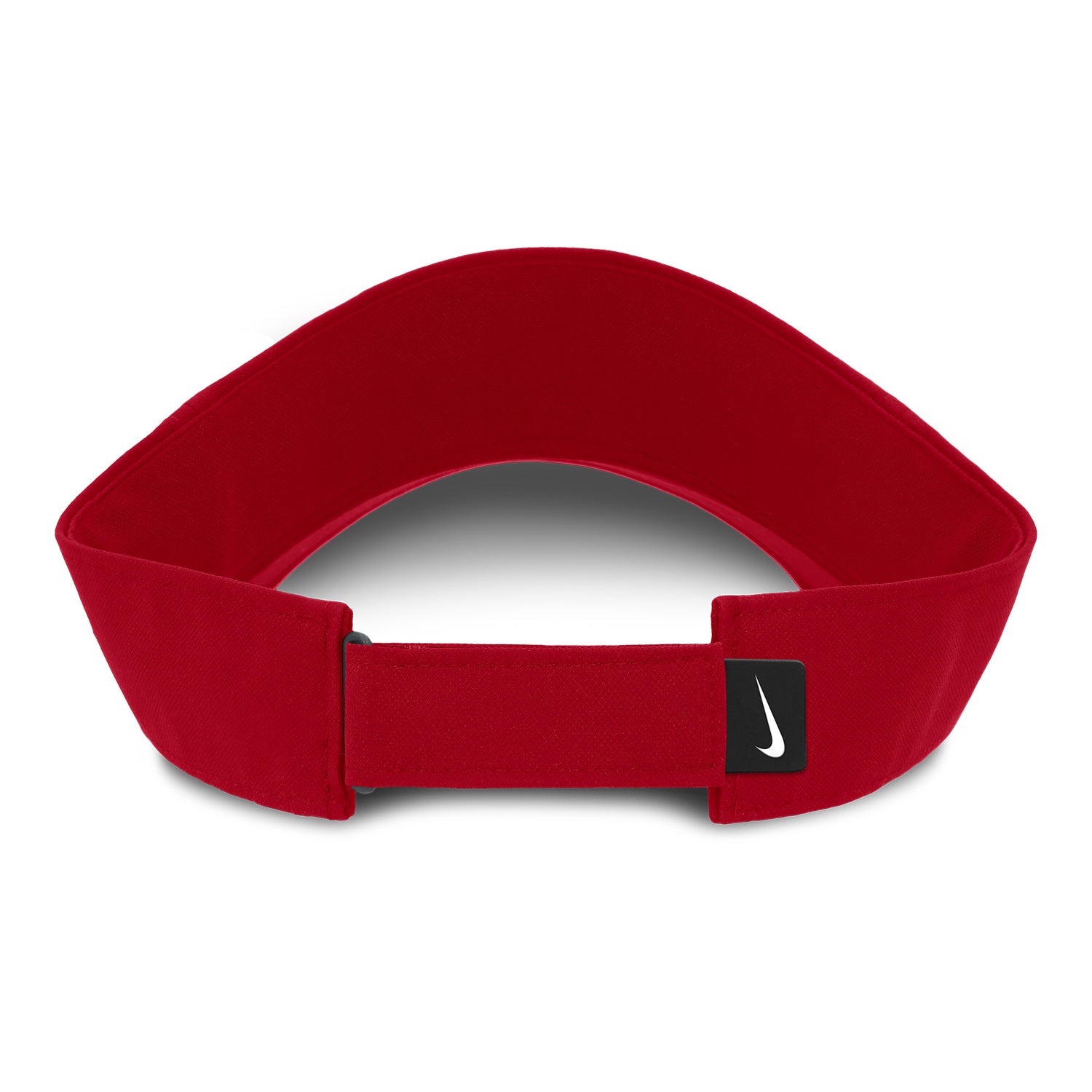 Ohio State Buckeyes Nike Ace Academic Stripe Visor In Red - Back View