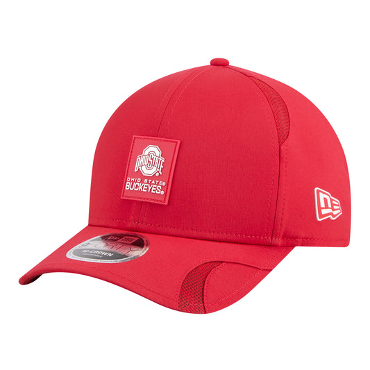 Ohio State Buckeyes 940 College Mesh Scarlet Hat In Red - Front Left View