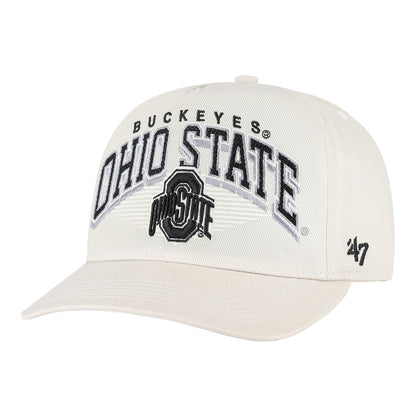 Ohio State Buckeyes 47 Brand Paloma Hitch White Hat - Front Left View