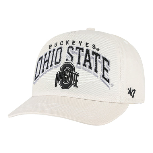 Ohio State Buckeyes 47 Brand Paloma Hitch White Hat - Front Left View