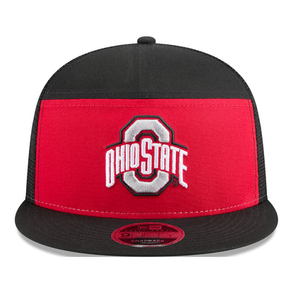 Ohio State Buckeyes New Era 950 Primary Logo Hat In Red - Front View