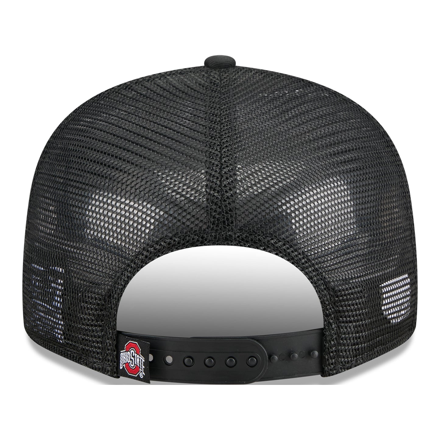 Ohio State Buckeyes New Era 950 Outdoor Primary Logo Camo Hat - Back View