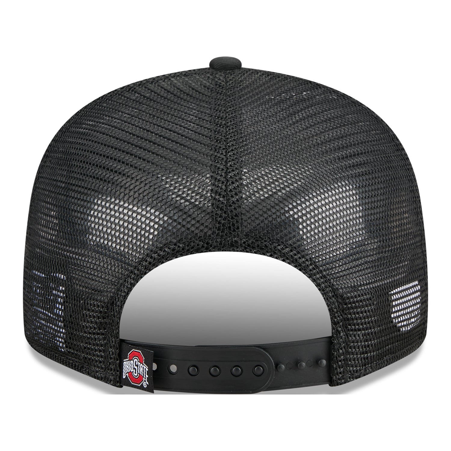 Ohio State Buckeyes New Era 950 Outdoor Primary Logo Camo Hat - Back View