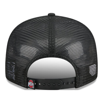 Ohio State Buckeyes New Era 950 Outdoor Primary Logo Camo Hat - Back View