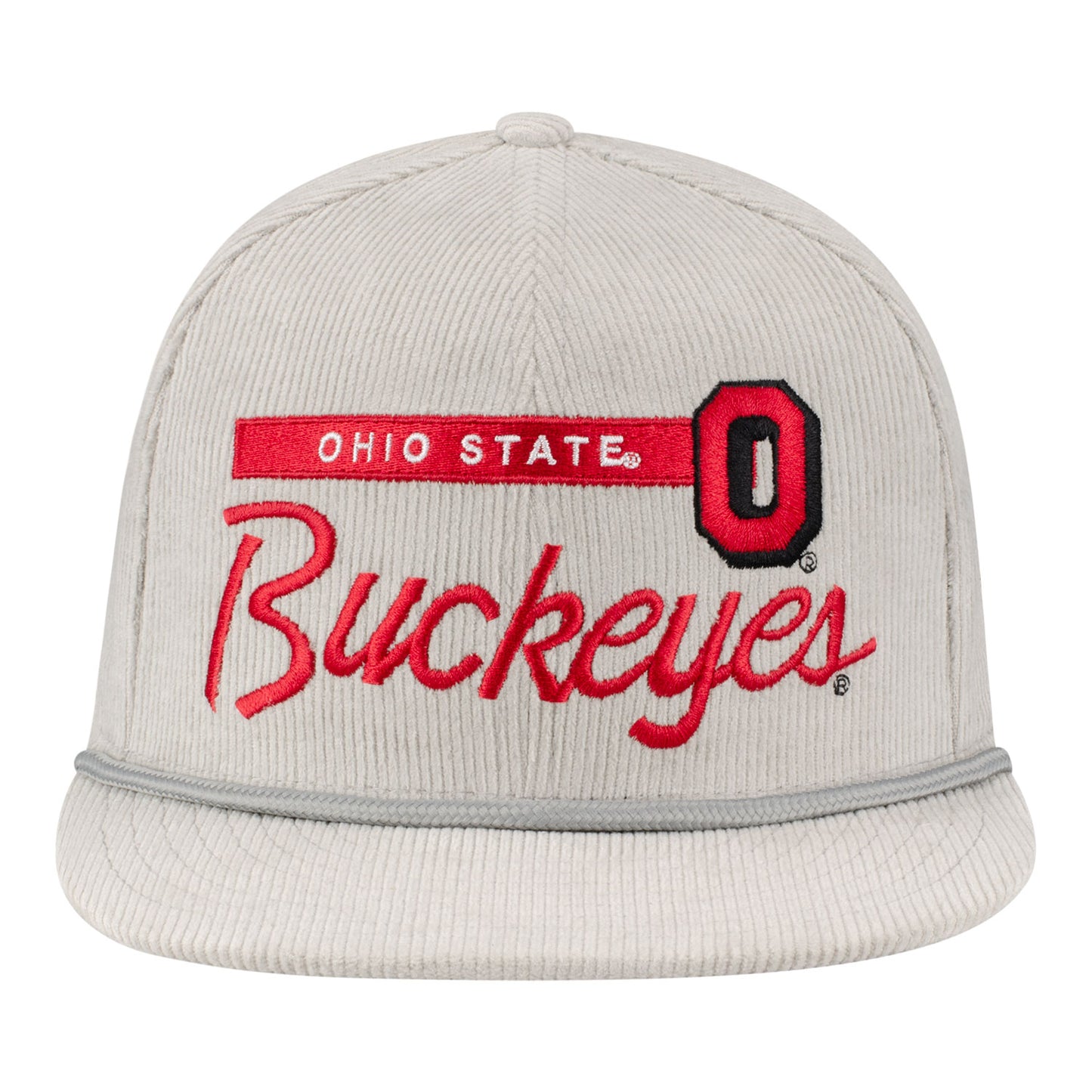 Ohio State Buckeyes New Era 950 Corduroy Rope Hat - Front View