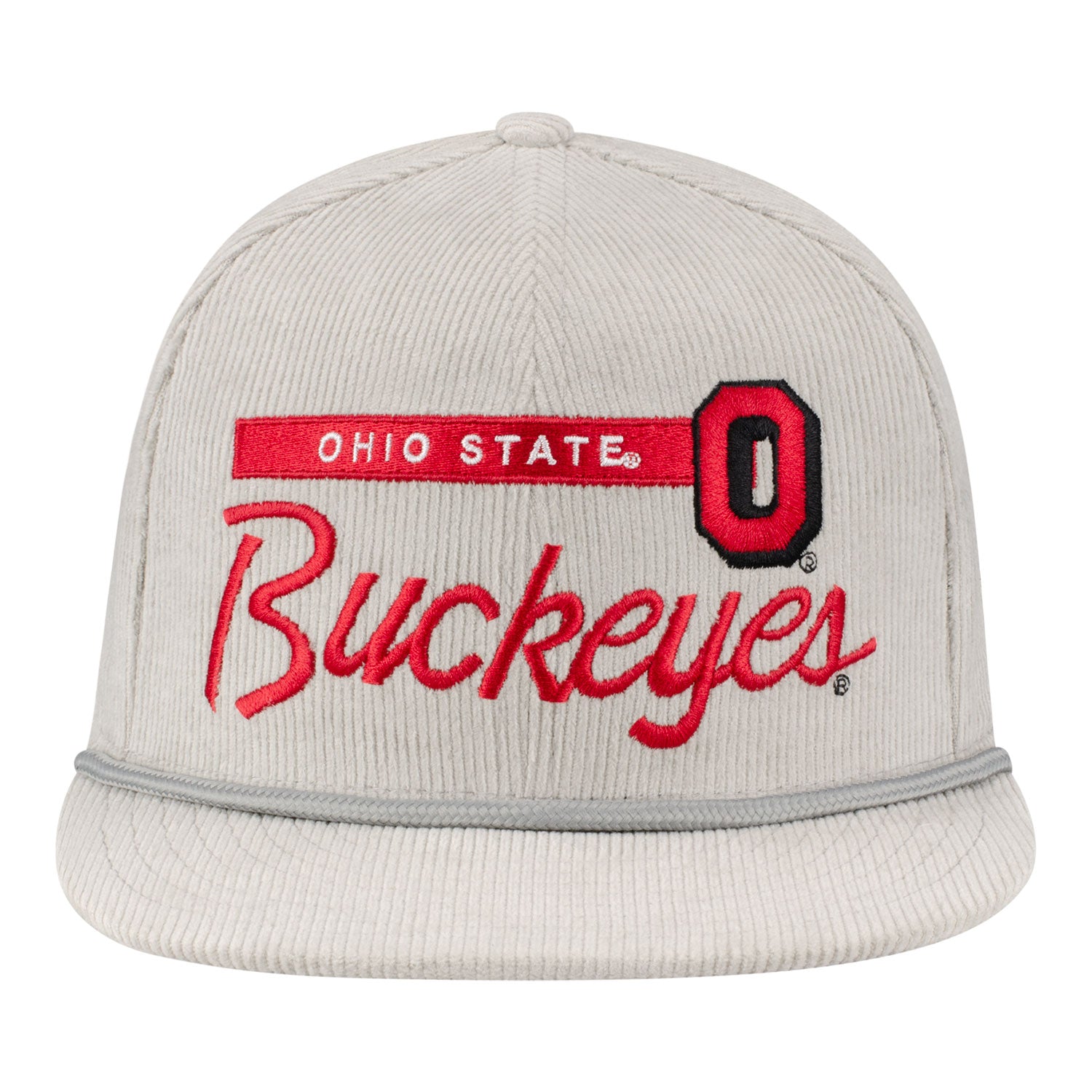 Ohio State Buckeyes New Era 950 Corduroy Rope Hat - Front View