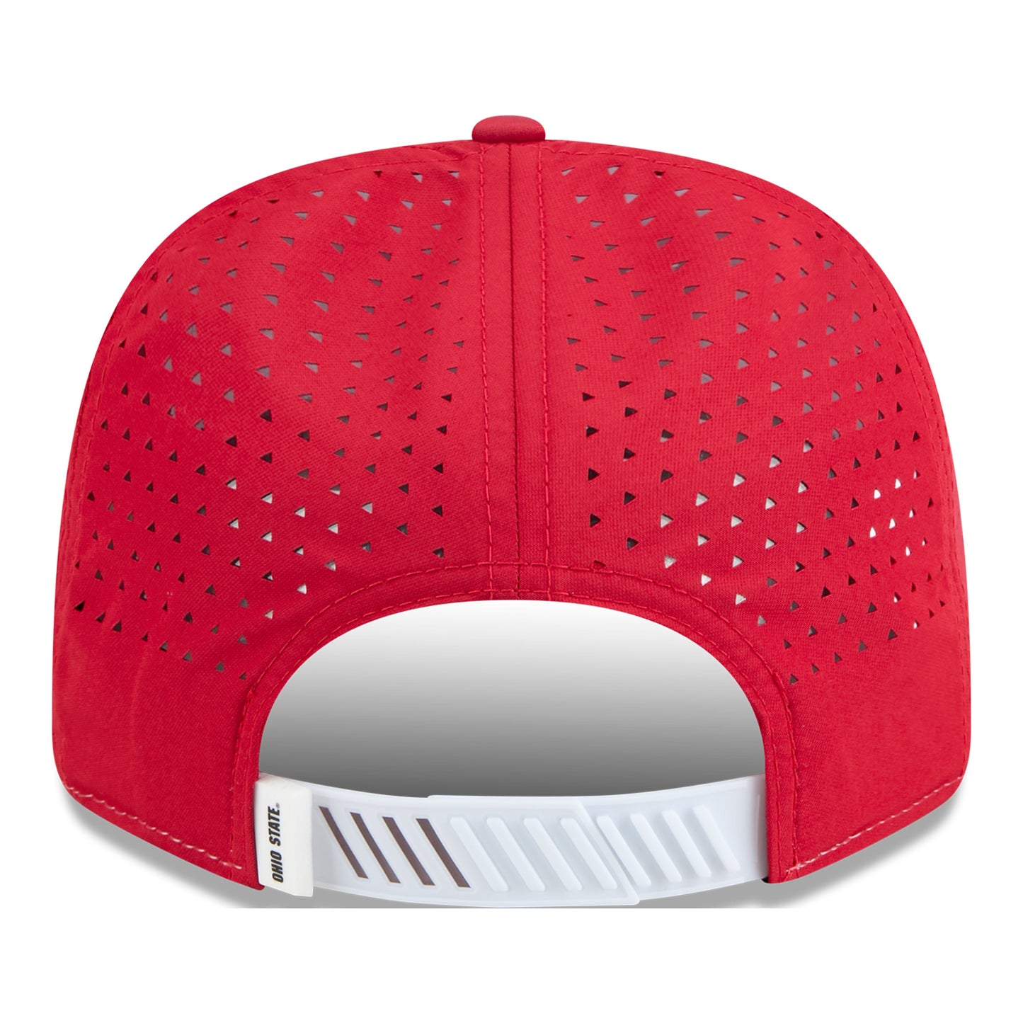 Ohio State Buckeyes New Era 970 Established Patch Hat In White - Back View