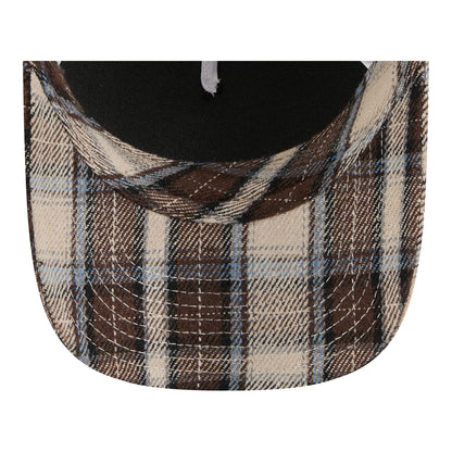 Ohio State Buckeyes New Era 940 Plaid Patch Hat - Bill View