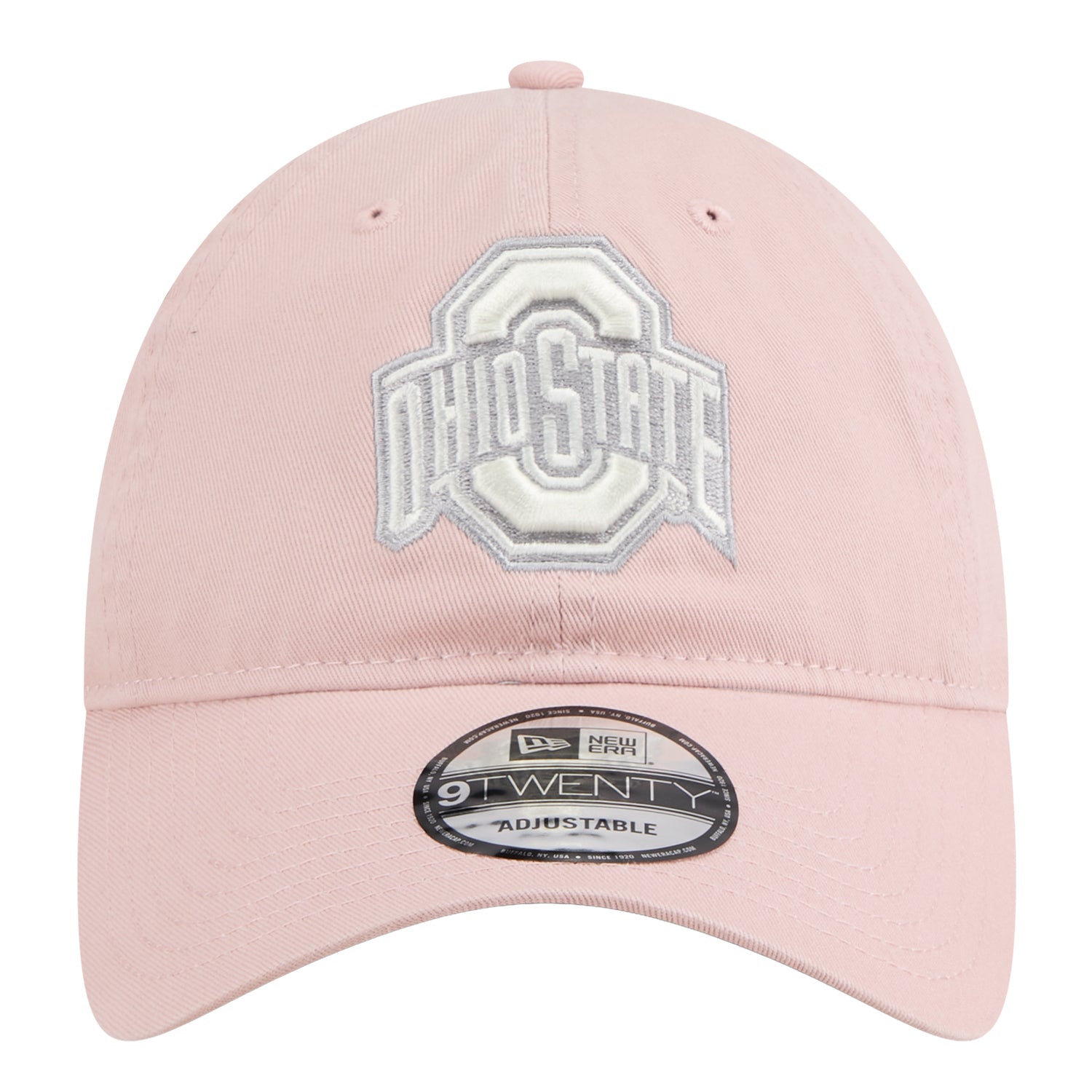 Ohio State Buckeyes New Era 920 Primary Logo Pink Hat - Front View