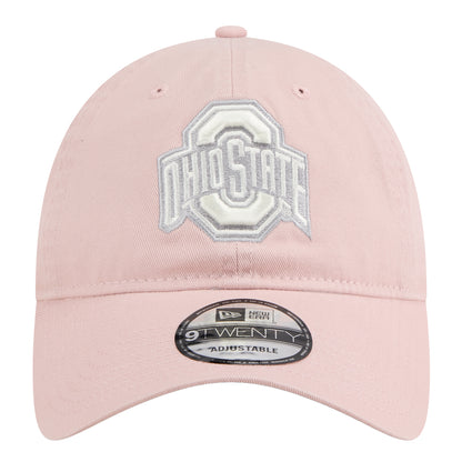 Ohio State Buckeyes New Era 920 Primary Logo Pink Hat - Front View