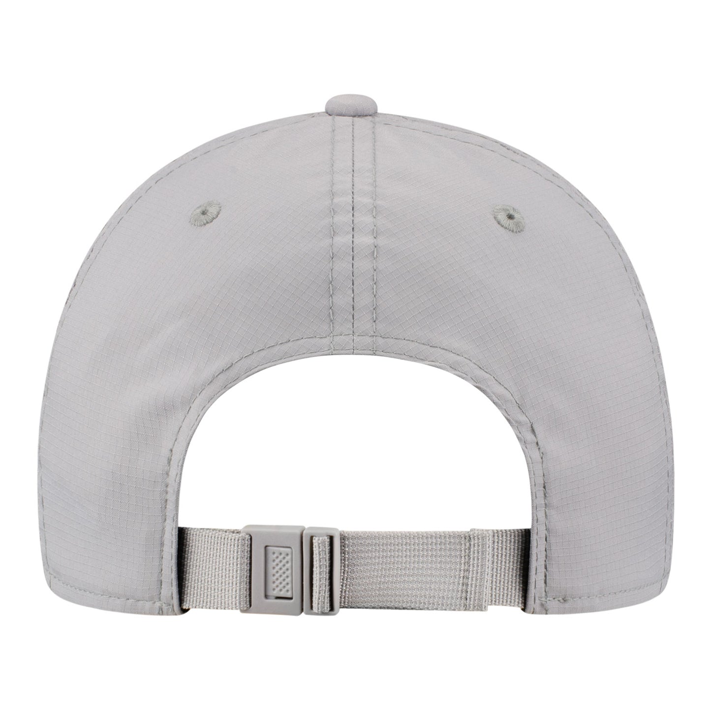 Ohio State Buckeyes New Era Primary Logo Ripstop Gray Hat - Back View