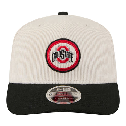Ohio State Buckeyes New Era 970 Loyal Corduroy Hat - Front View