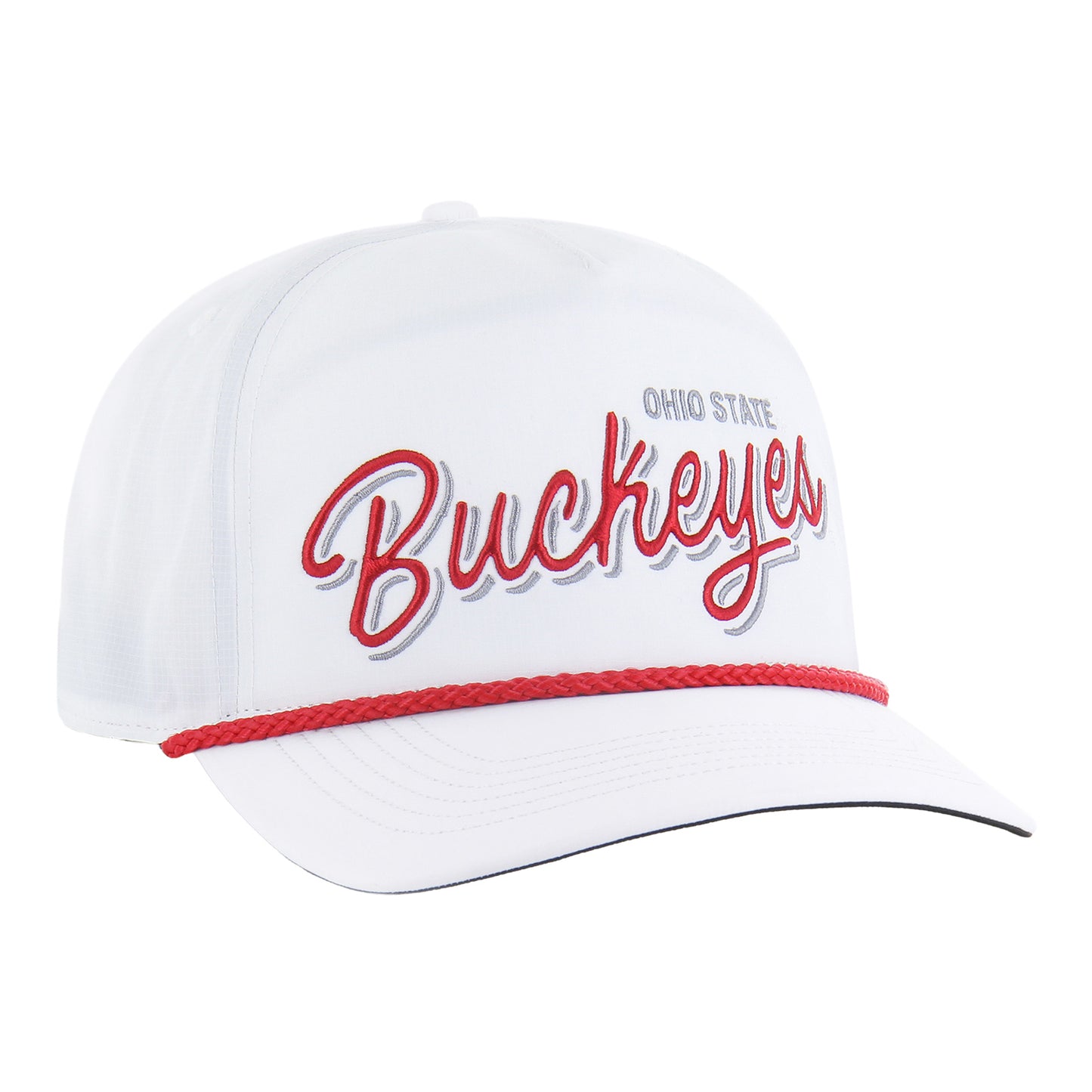 Ohio State Buckeyes 47 Brand Hitch Fairway White Hat In White - Front Right View
