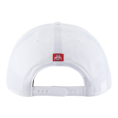 Ohio State Buckeyes 47 Brand Hitch Fairway White Hat In White - Back View