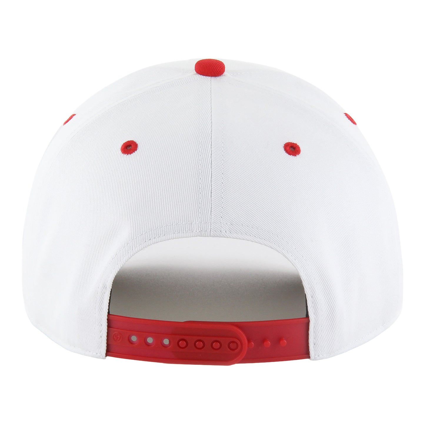 Ohio State Buckeyes 47 Brand Hitch Roscoe Rope Hat In White - Back View