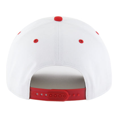 Ohio State Buckeyes 47 Brand Hitch Roscoe Rope Hat In White - Back View