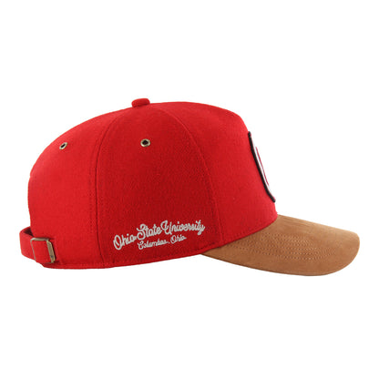 Ohio State Buckeyes 47 Brand Hitch Golden Age Hat In Scarlet - Right View