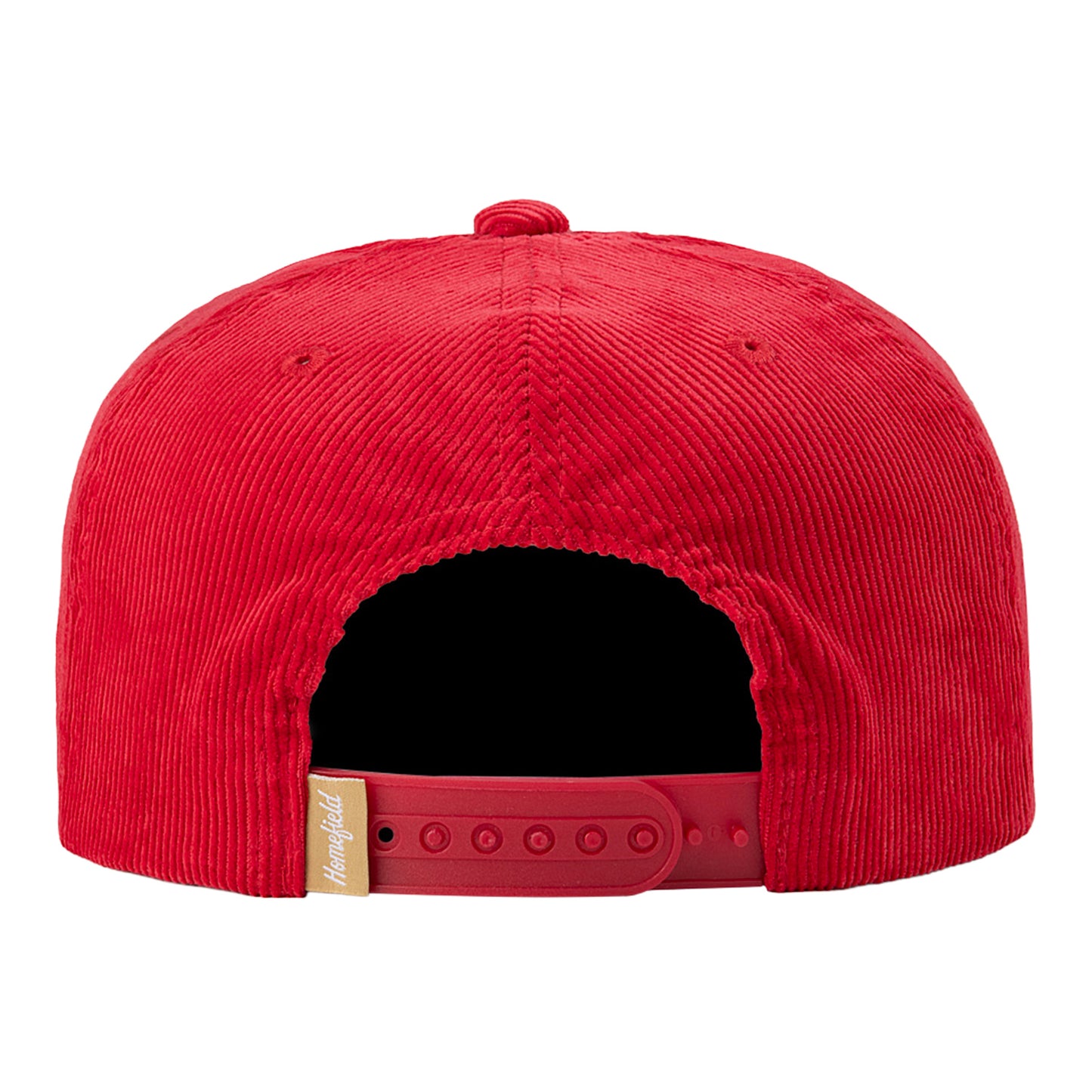 Ohio State Buckeyes Homefield Script Ohio Corduroy Hat In Scarlet - Back View