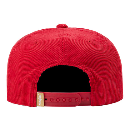 Ohio State Buckeyes Homefield Script Ohio Corduroy Hat In Scarlet - Back View