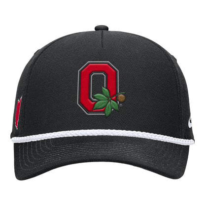 Ohio State Buckeyes Nike 5 Panel Rope Hat - Front