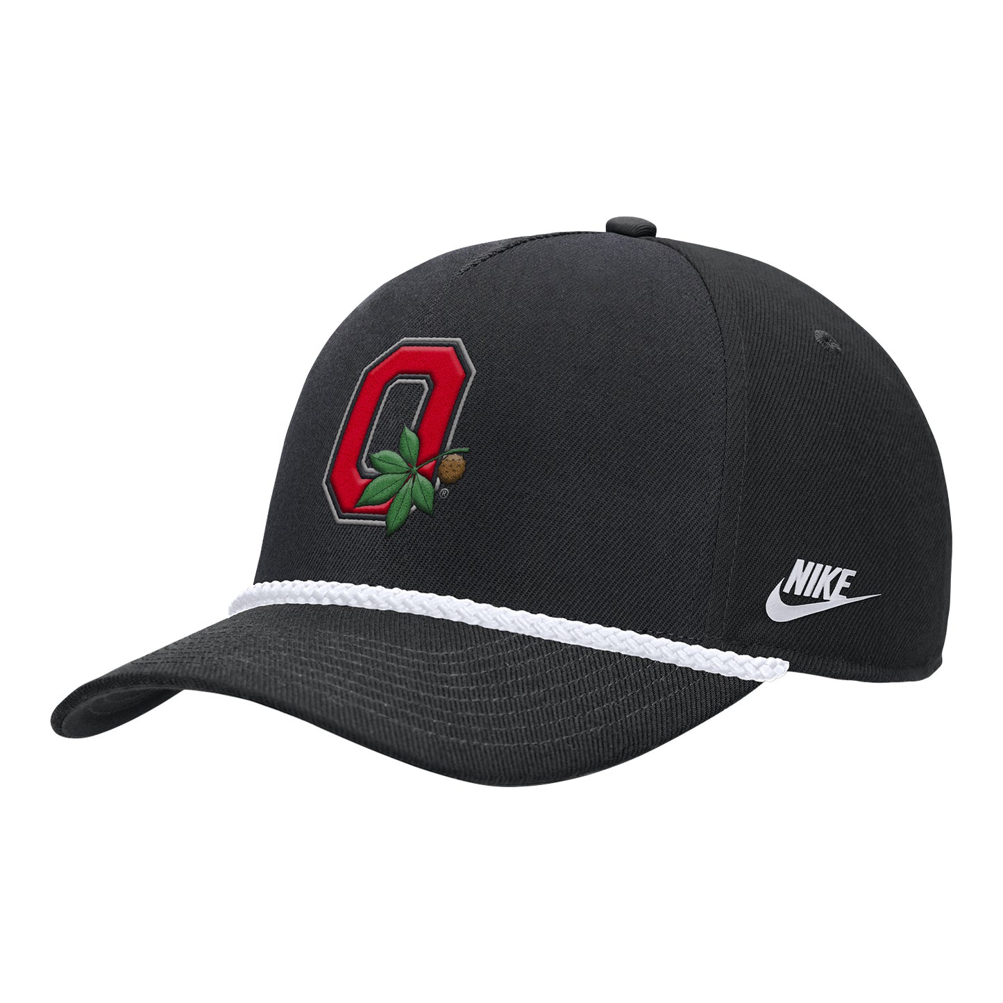 Ohio State Buckeyes Nike 5 Panel Rope Hat - Angled Front Left