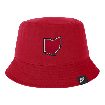 Ohio State Buckeyes Nike Bucket Hat - Back