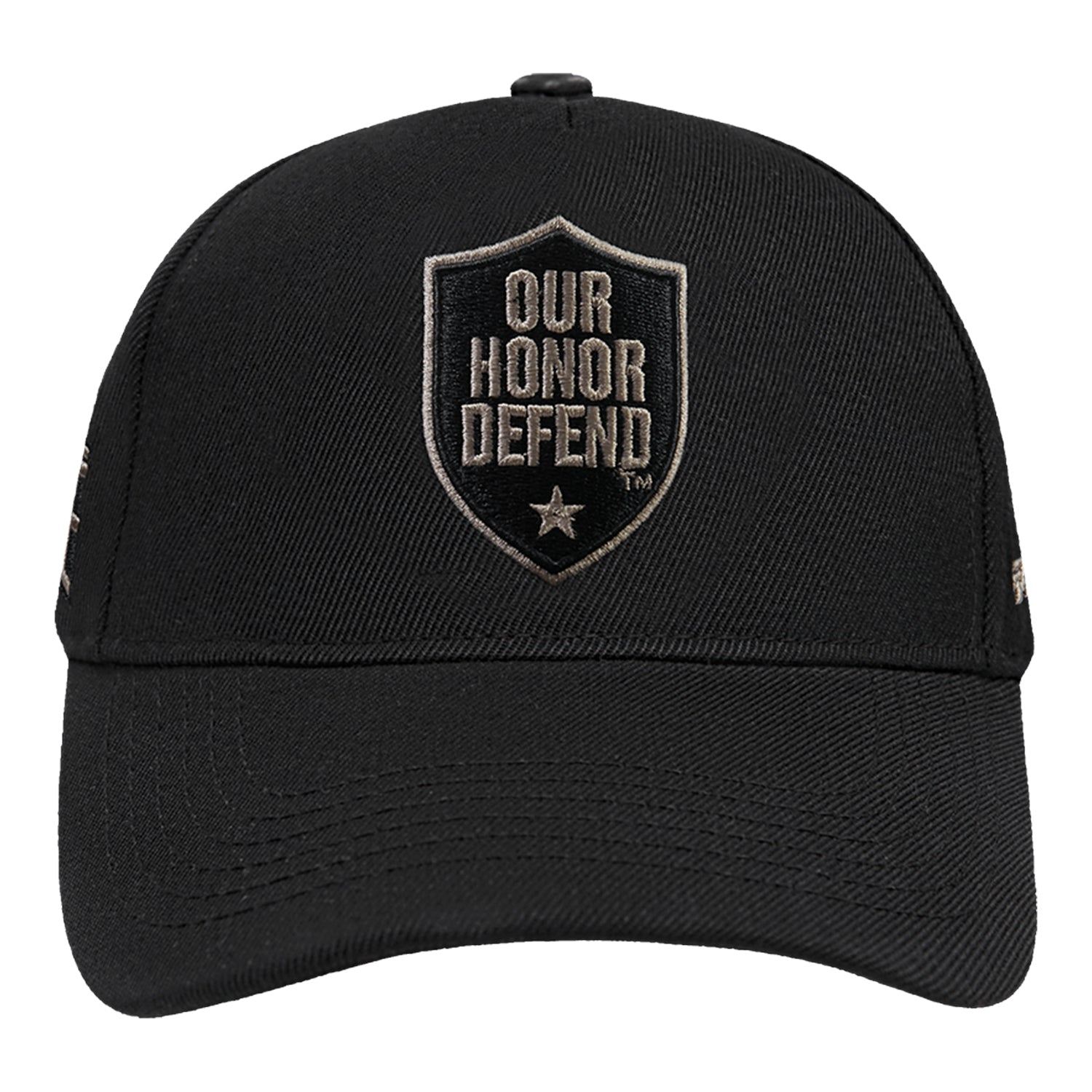 Ohio State Buckeyes Our Honor Defend Tonal Hat In Black - Front View