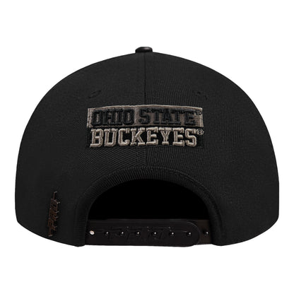 Ohio State Buckeyes Our Honor Defend Tonal Hat In Black - Back View