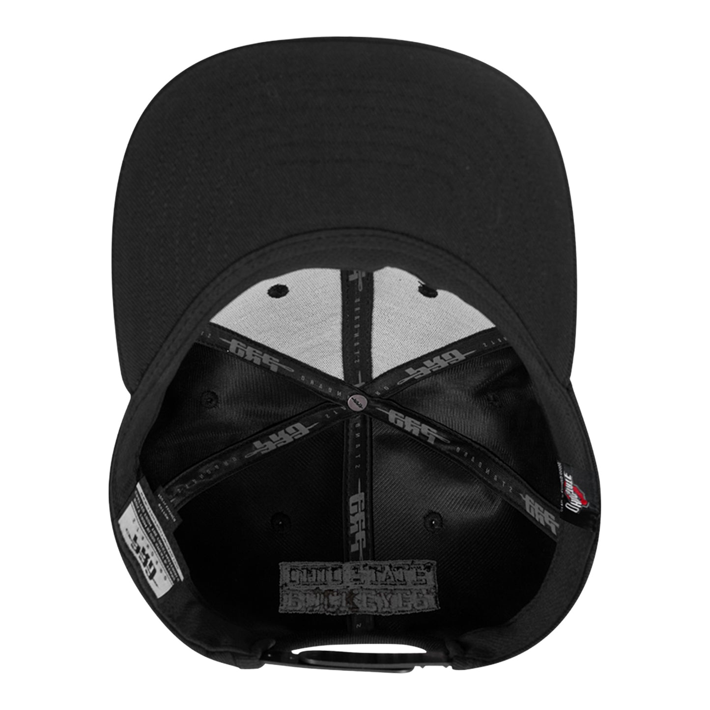 Ohio State Buckeyes Our Honor Defend Tonal Hat In Black - Inside View