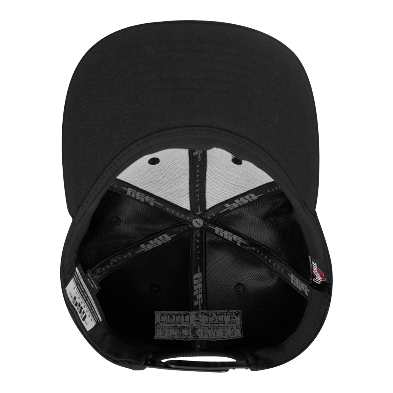 Ohio State Buckeyes Our Honor Defend Tonal Hat In Black - Inside View