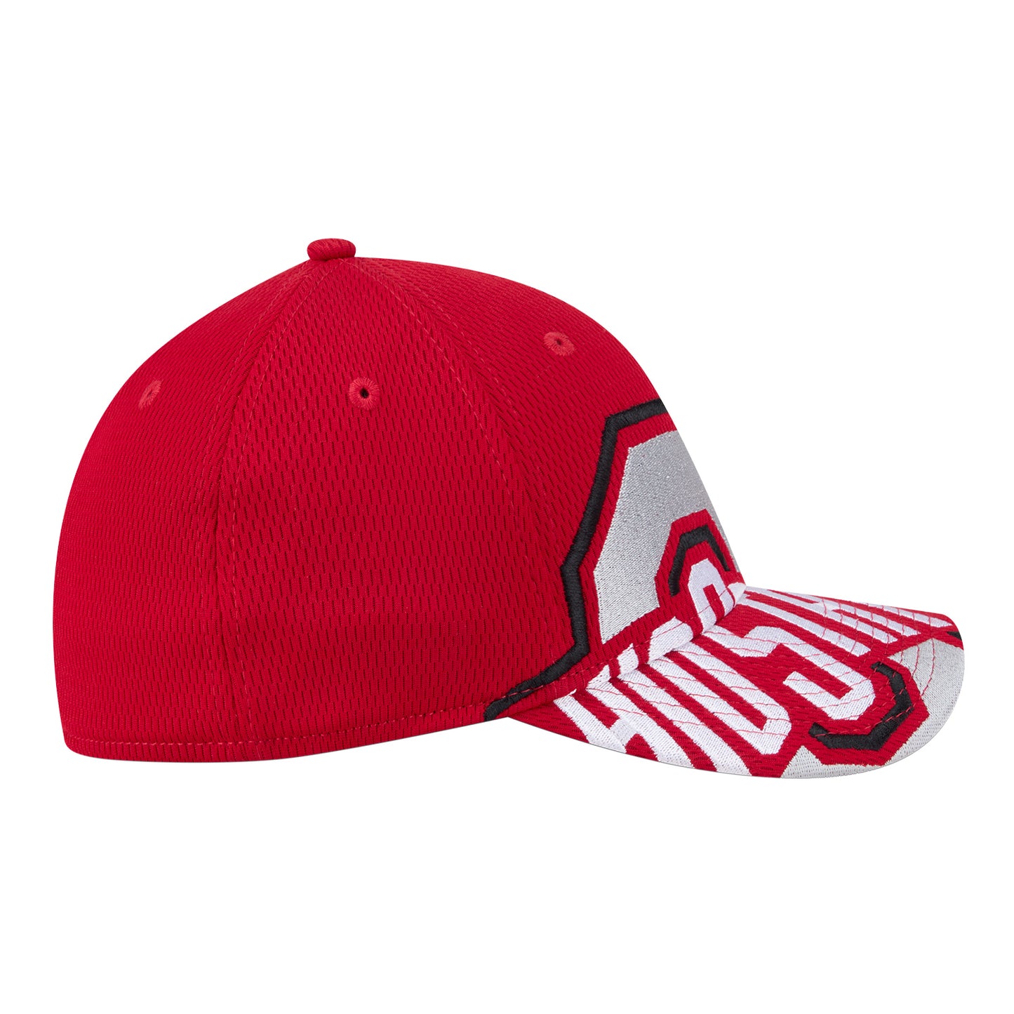Ohio State Buckeyes New Era Oversized 3930MC Flex-Fit - Right Side View