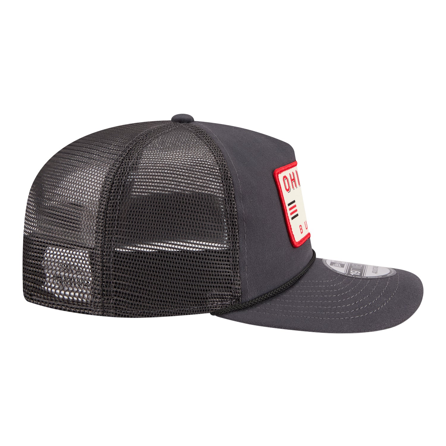 Ohio State Buckeyes New Era 19Twenty Washed Patch Snapback - Right Side View