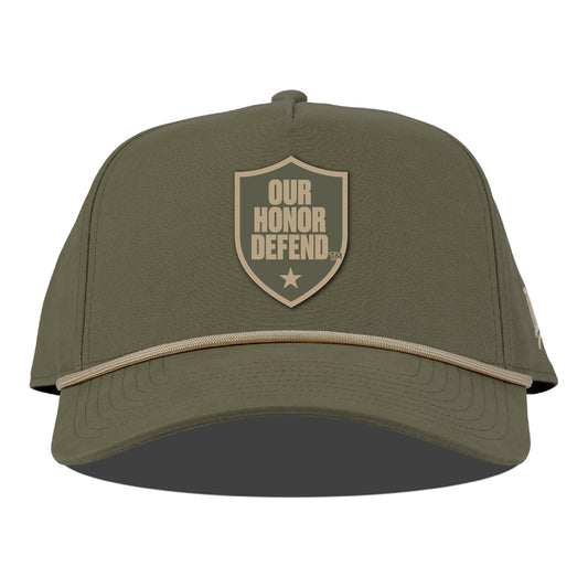 Ohio State Buckeyes Branded Bills Our Honor Defend Rope Hat In Green - Front View
