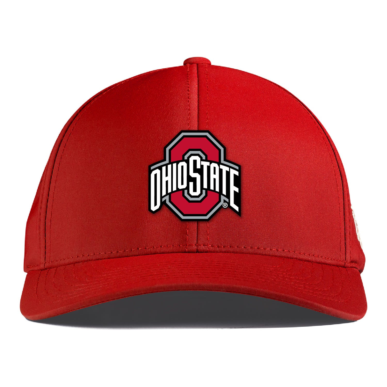Ohio State Buckeyes Branded Bills Primary Logo Performance Hat In Scarlet - Front View