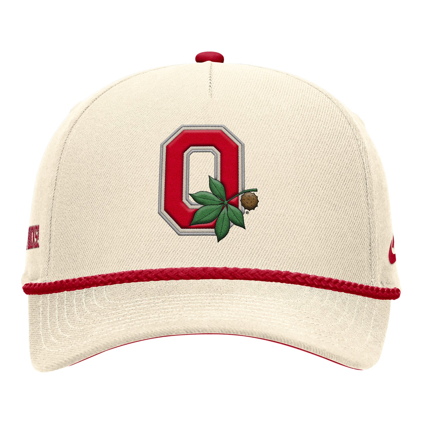 Ohio State Buckeyes Nike Rise Vintage Rope Hat - Front