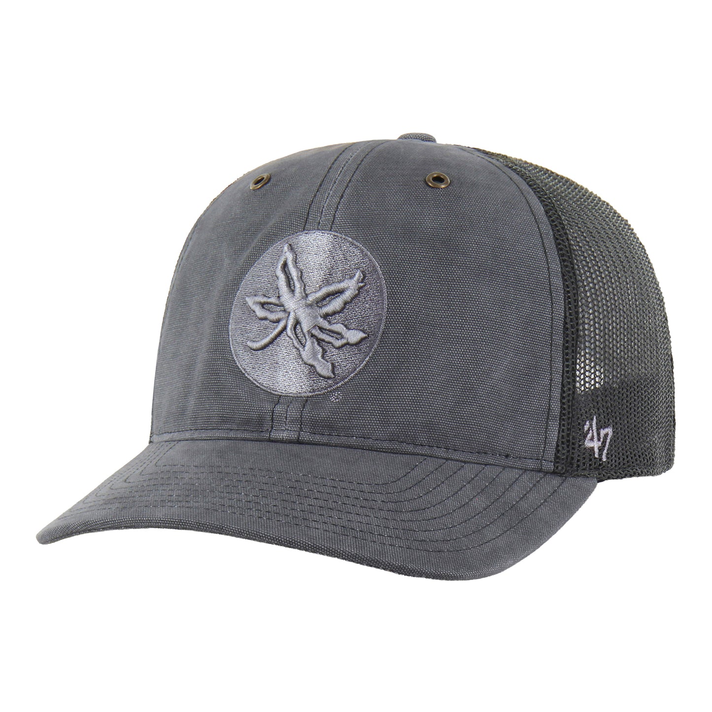 Ohio State Buckeyes 47 Brand x Carhartt Black Trucker - Front Left