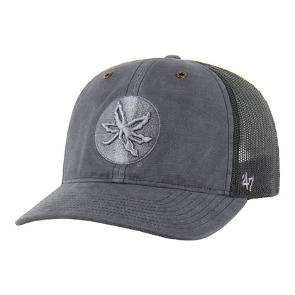 Ohio State Buckeyes 47 Brand x Carhartt Black Trucker - Front Left