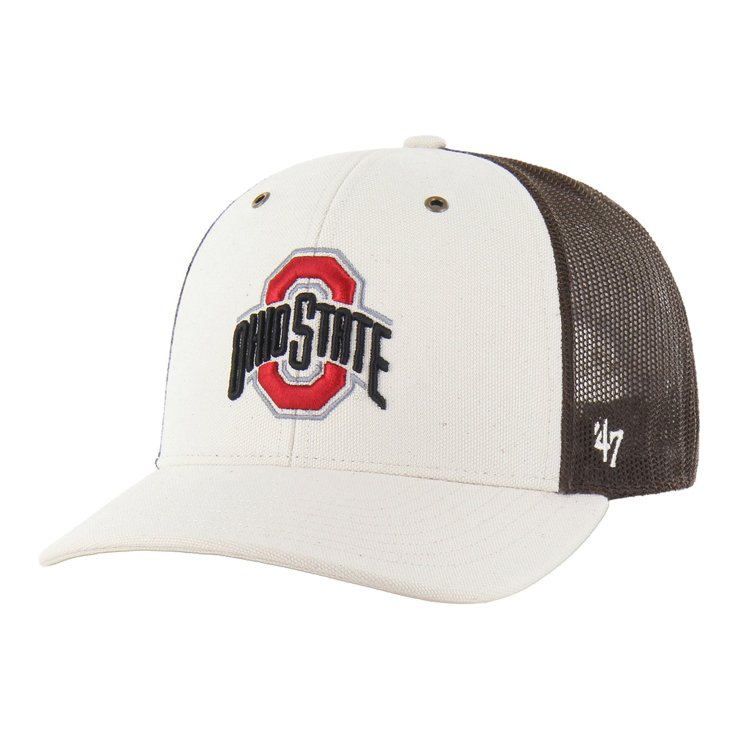 Ohio State Buckeyes 47 Brand x Carhartt Undyed Trucker - Front Left