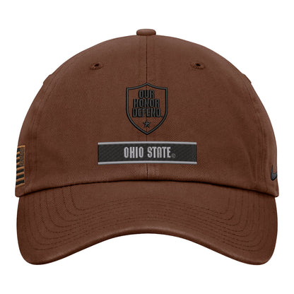 Ohio State Buckeyes Nike OHD Dri-FIT Club Hat - Front View