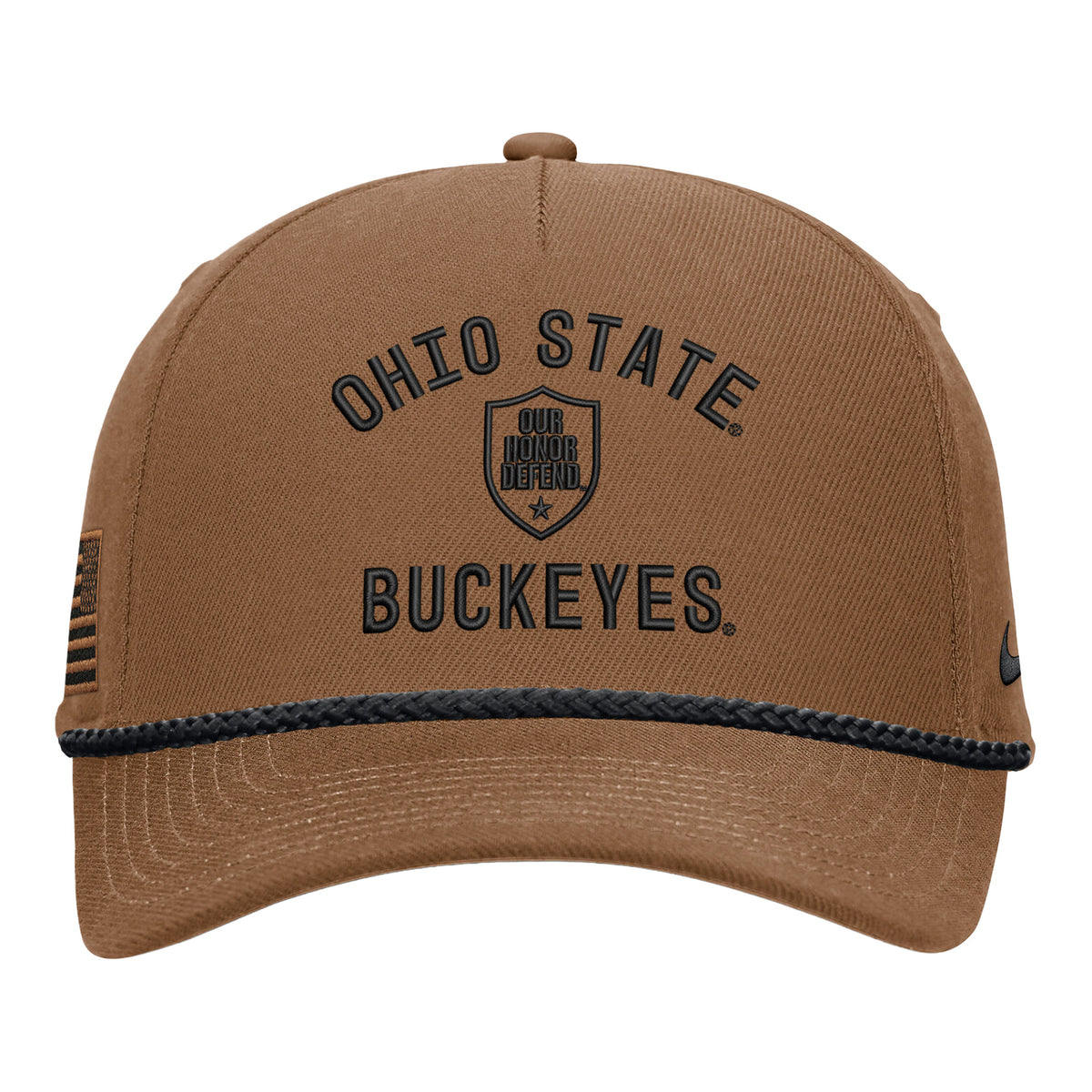 Ohio State Buckeyes Nike OHD Rise Rope Hat - Front View