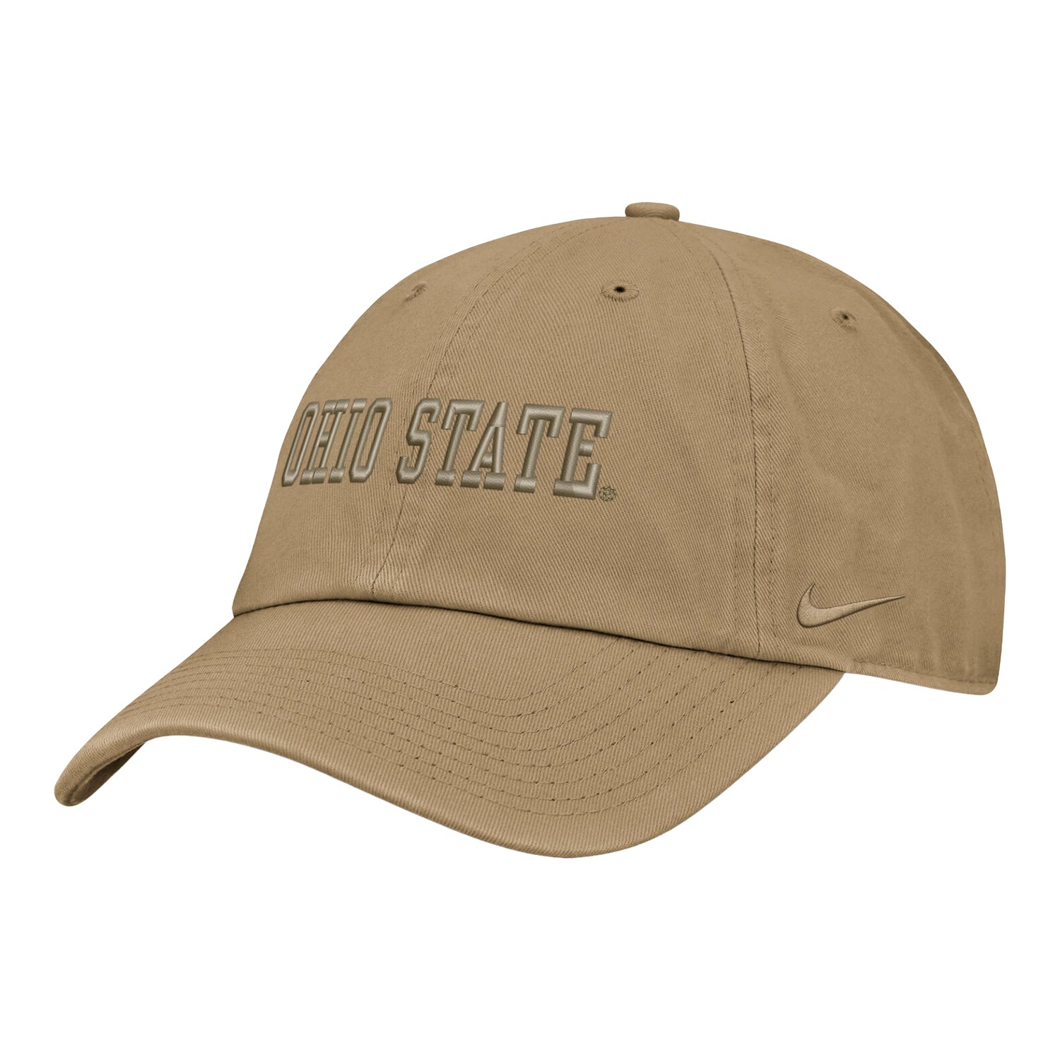 Ohio State Buckeyes Nike Primetime Tonal Hat - Front Left View