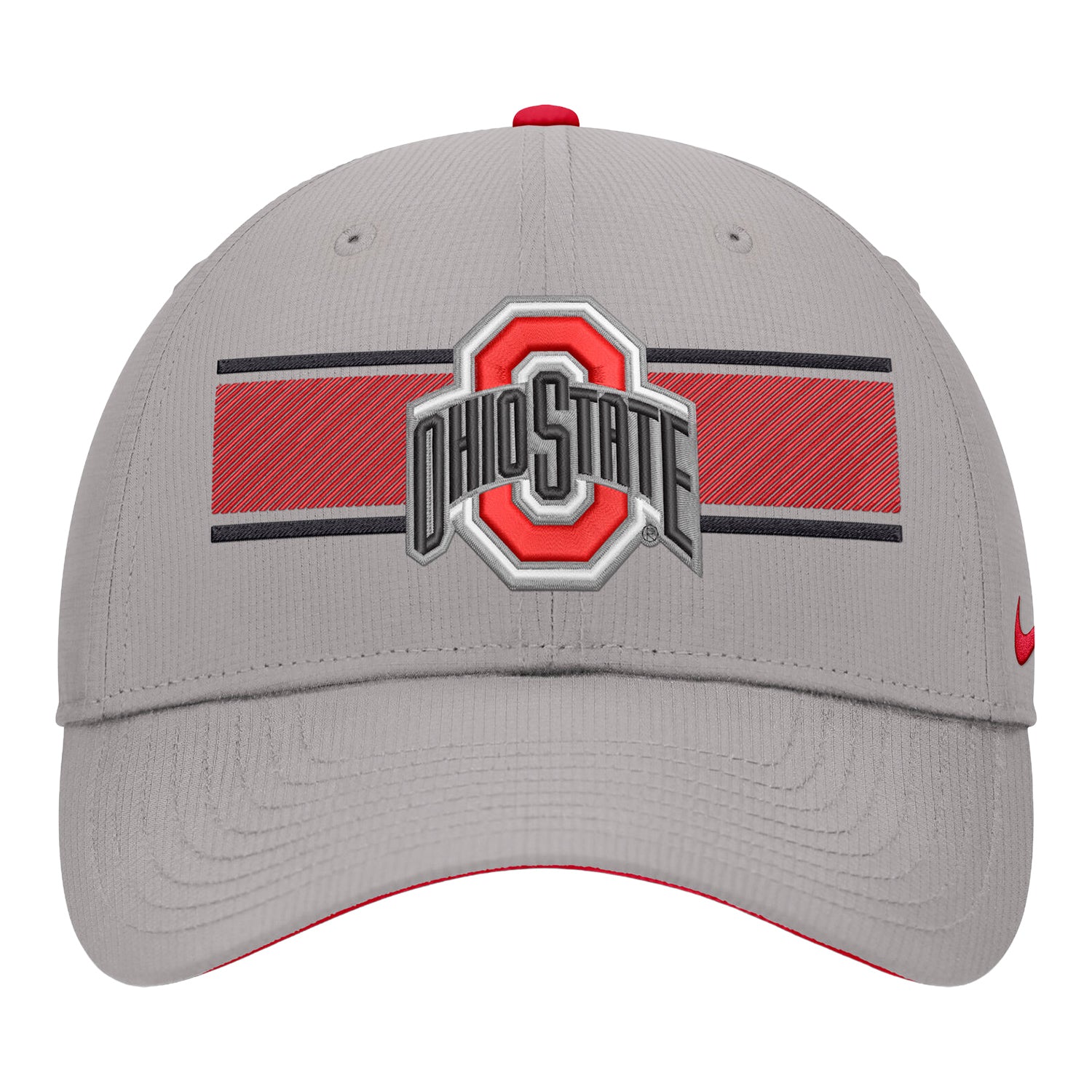 Ohio State Buckeyes Nike Primetime Stripe Hat - Front View