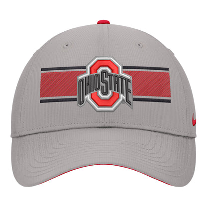 Ohio State Buckeyes Nike Primetime Stripe Hat - Front View