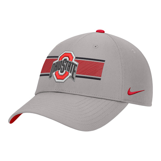 Ohio State Buckeyes Nike Primetime Stripe Hat - Front LEft View