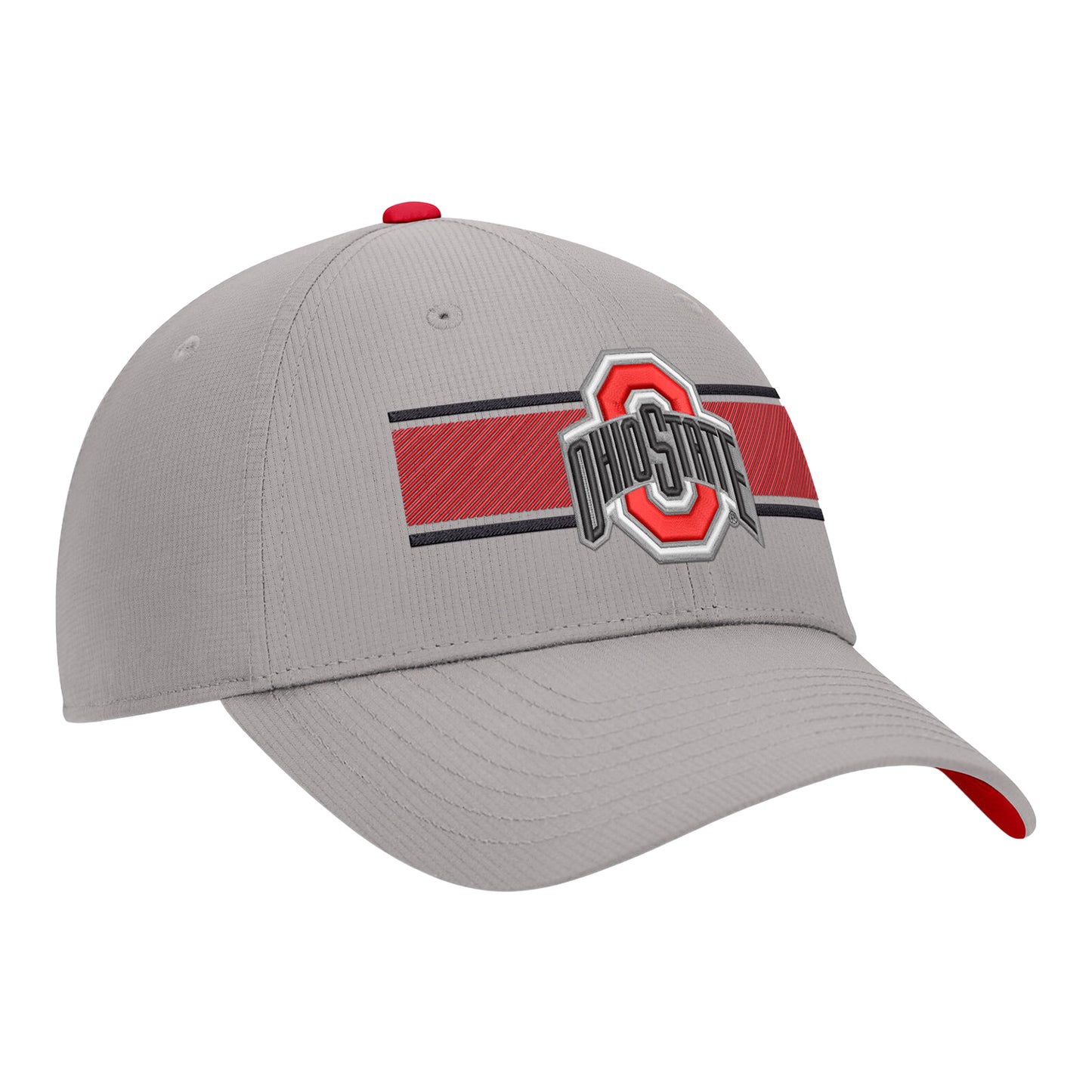Ohio State Buckeyes Nike Primetime Stripe Hat - Front RIght View